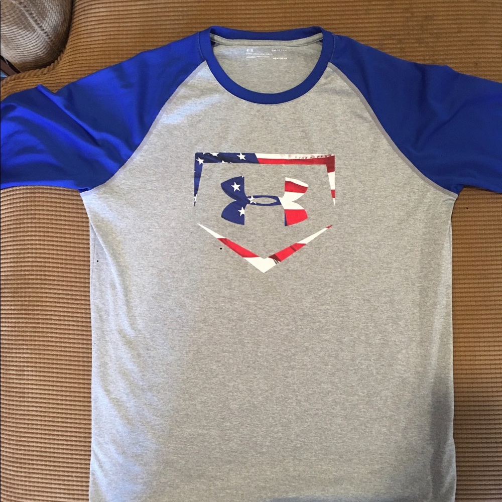 Under armor baseball 3/4 sleeve size S